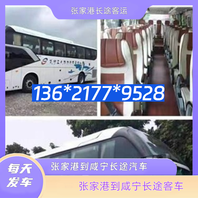 张家港到咸宁的长途客车-张家港到咸宁客运汽车-安全放心-有驾