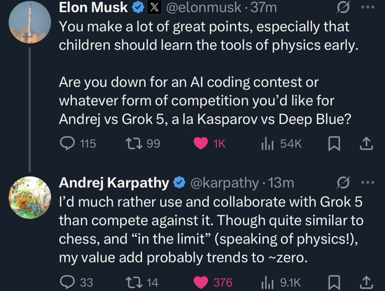 马斯克祝贺神舟飞天__马斯克v神