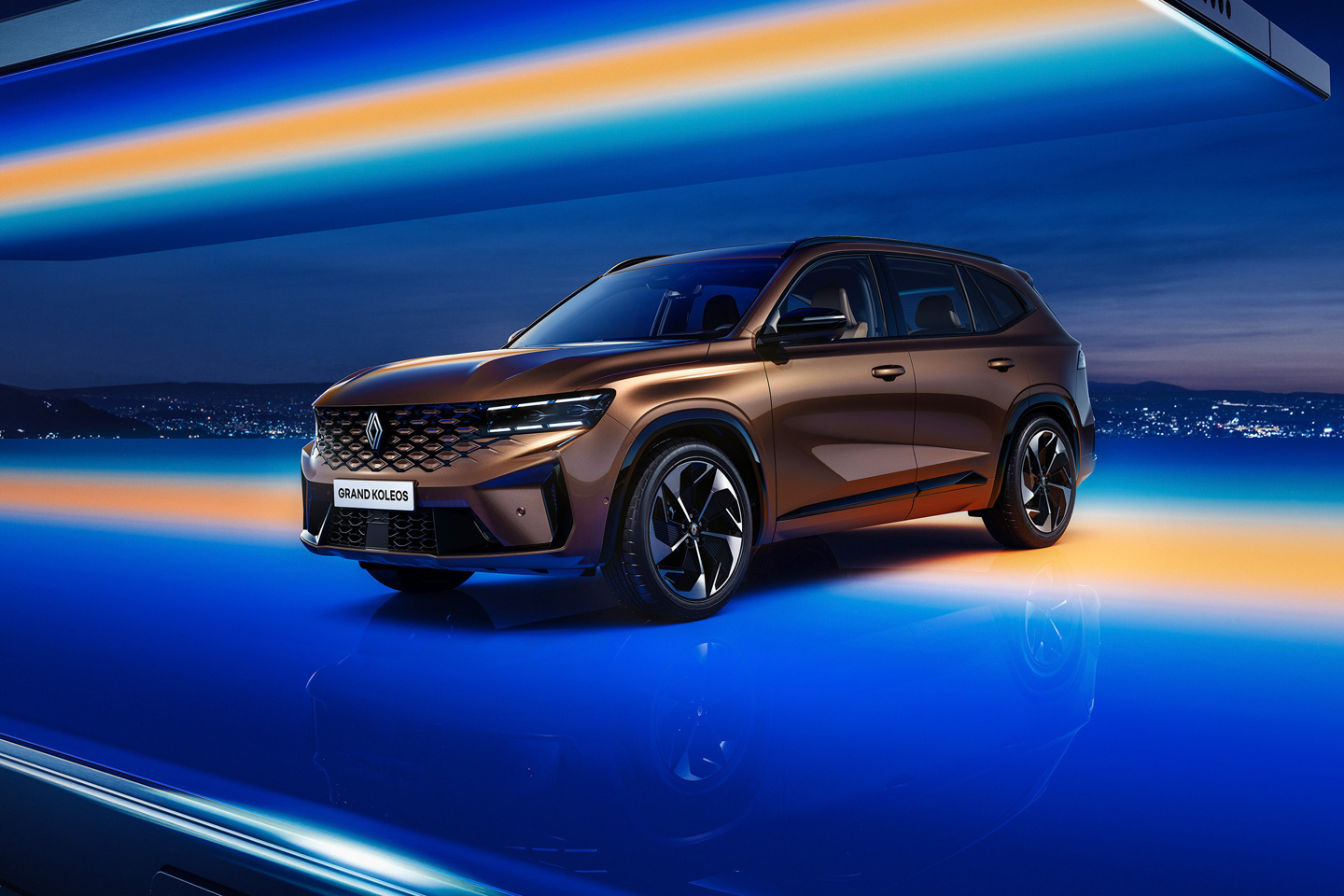 此前已登陆韩国的雷诺“大科雷傲”,与吉利星越 L 同平台