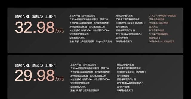 30万级大六座SUV对决！腾势N8L能否撼动理想和问界的市场-有驾