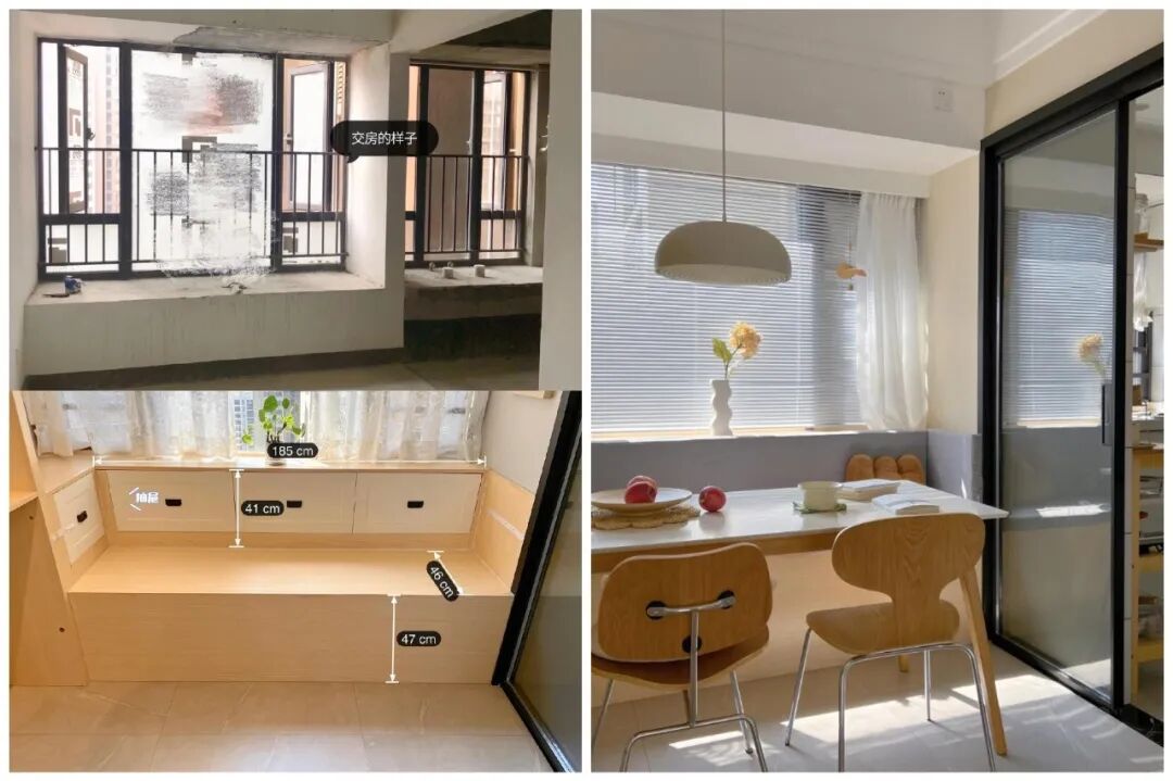 果然还是年轻人“鬼点子”多！飘窗换个思路设计，实用性直接翻倍__果然还是年轻人“鬼点子”多！飘窗换个思路设计，实用性直接翻倍