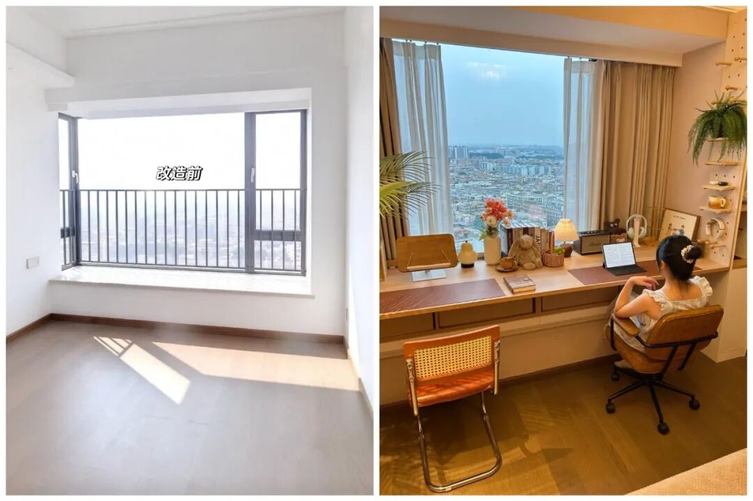 _果然还是年轻人“鬼点子”多！飘窗换个思路设计，实用性直接翻倍_果然还是年轻人“鬼点子”多！飘窗换个思路设计，实用性直接翻倍